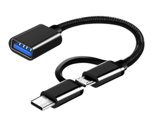 OTG adapter cable 2-in-1 OTG adapter cable 2in1