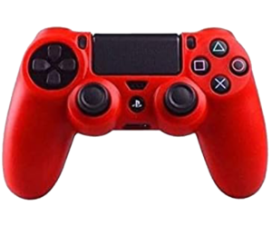 PS4 silicone controller case (red)